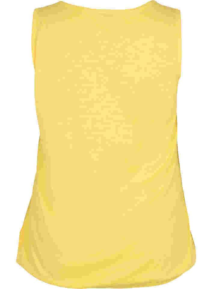 Topp med blondekant, Primrose Yellow, Packshot image number 1