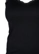 Topp med blonder, 2 stk., Black/Chinese Red, Packshot image number 2