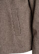 Kort blazer med dobbeltradede knapper, Brun, Packshot image number 3