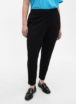 Korte bukser med lommer, Black, Model image number 2
