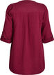 Bomulds muslin-tunika med broderie anglaise, M&oslash;rk Bordeaux, Packshot image number 1