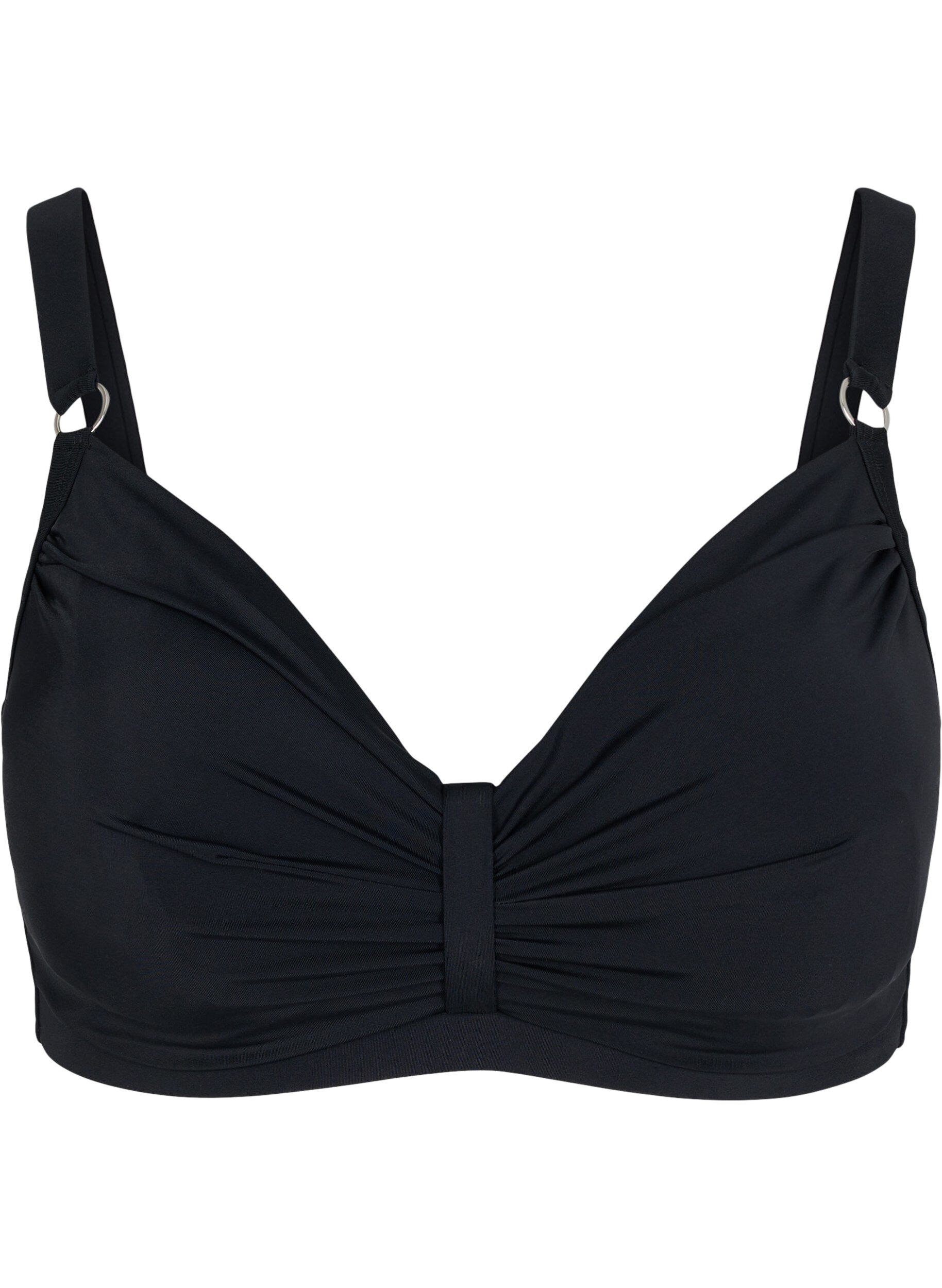 Bikinioverdel med b&oslash;yle og draperinger