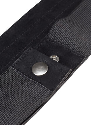 Stretchy belte med nagler, Black, Packshot image number 2