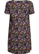 Kort A-linje kjole med blomstertrykk, Bl&aring;, Packshot image number 1