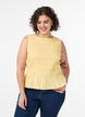 Smock-topp med b&aring;thals og peplum-fald, Gul, Model image number 0