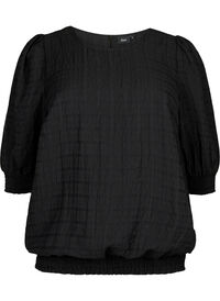 Smokkbluse med lyocell (TENCEL™)