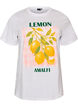 Bomulls-T-skjorte med trykk, Hvit, Packshot image number 0