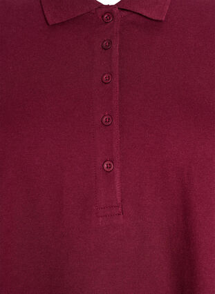 Zizzi Kort A-formet polokjole, Mørk Bordeaux, Packshot image number 2