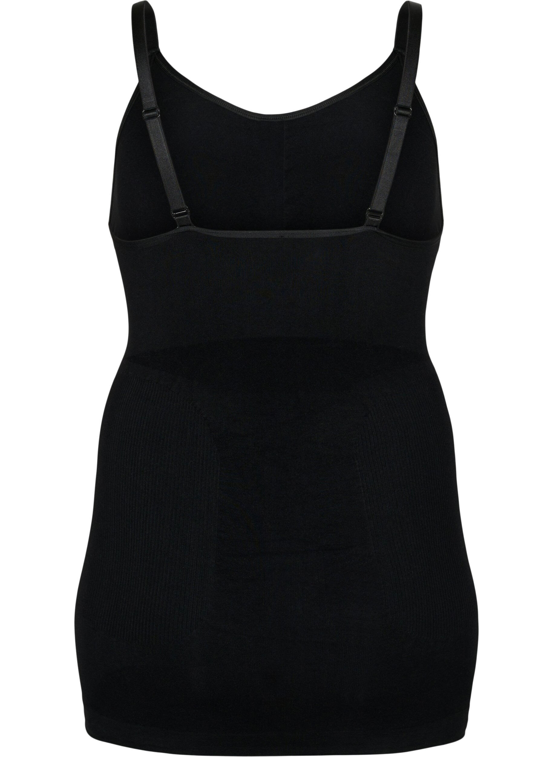 Zizzi Shapewear stroppetopp, Svart, Packshot image number 1