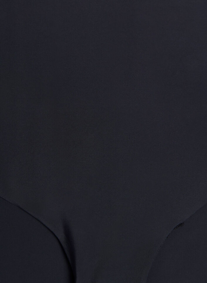 Sømløse truser, 2 stk., Svart, Packshot image number 3