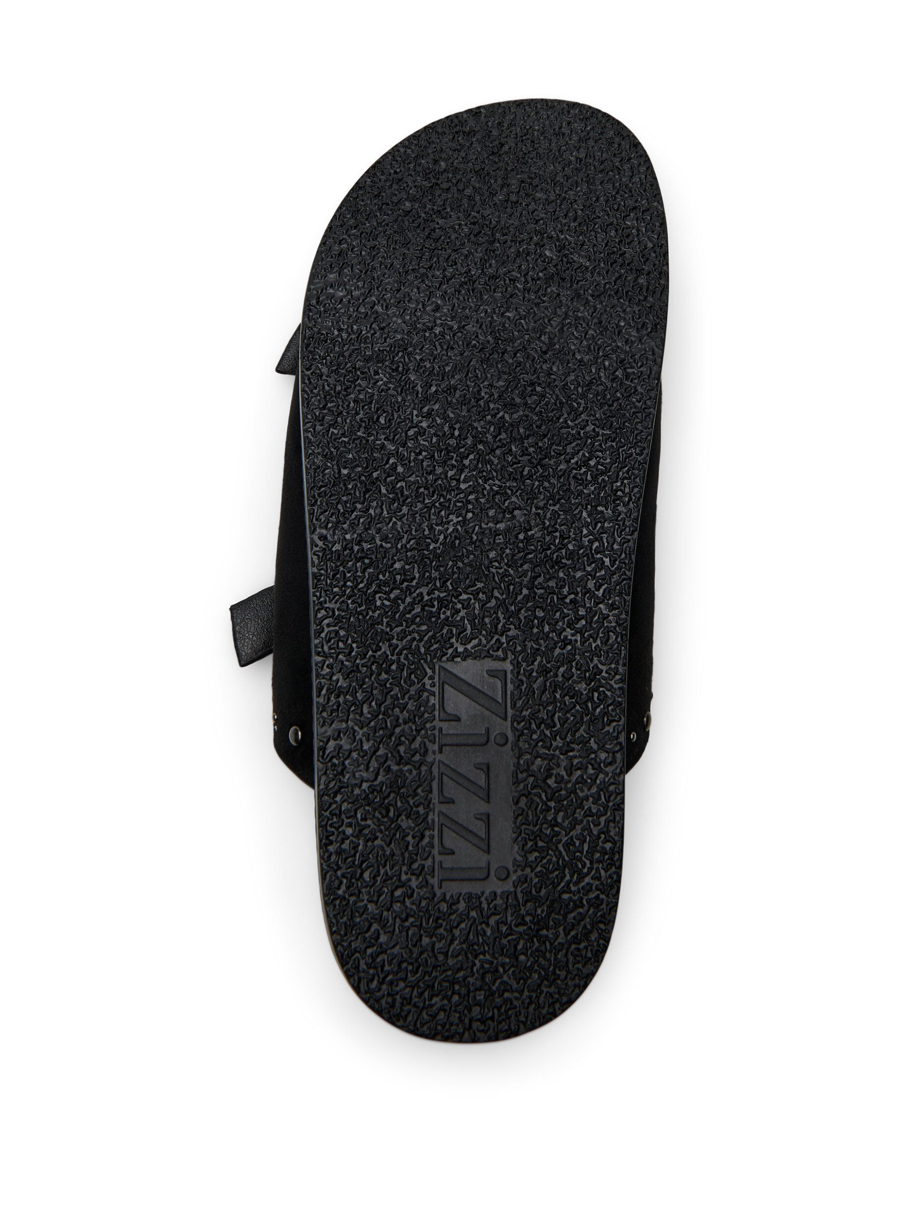 Zizzi Sandal med nagler, Svart, Packshot image number 4