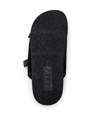 Zizzi Wide fit - Slip-on sandaler med nagler, Svart, Packshot image number 4