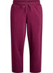 Joggebukser med lommer, M&oslash;rk Bordeaux, Packshot image number 0