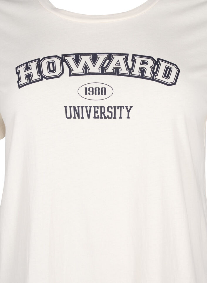 T-skjorte i bomull med tekstmotiv, Antique W. W. Howard, Packshot image number 2