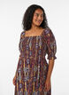 Sommerkjole i viskose med paisley-trykk, Lilla, Model image number 2