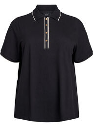 Kortermet poloskjorte, Black