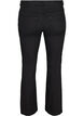 Ellen bootcut jeans med høyt liv, Black, Packshot image number 1