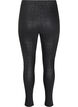 Leggings i imitert skinn med dyretrykk, Svart, Packshot image number 1