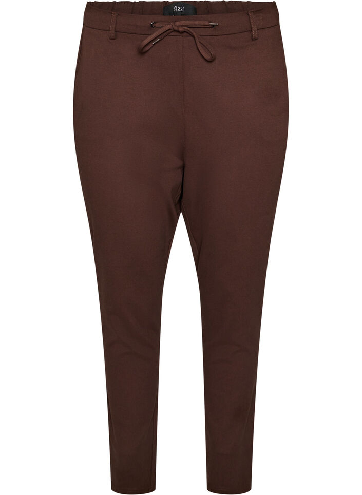 Cropped Maddison bukser, Brun, Packshot image number 0