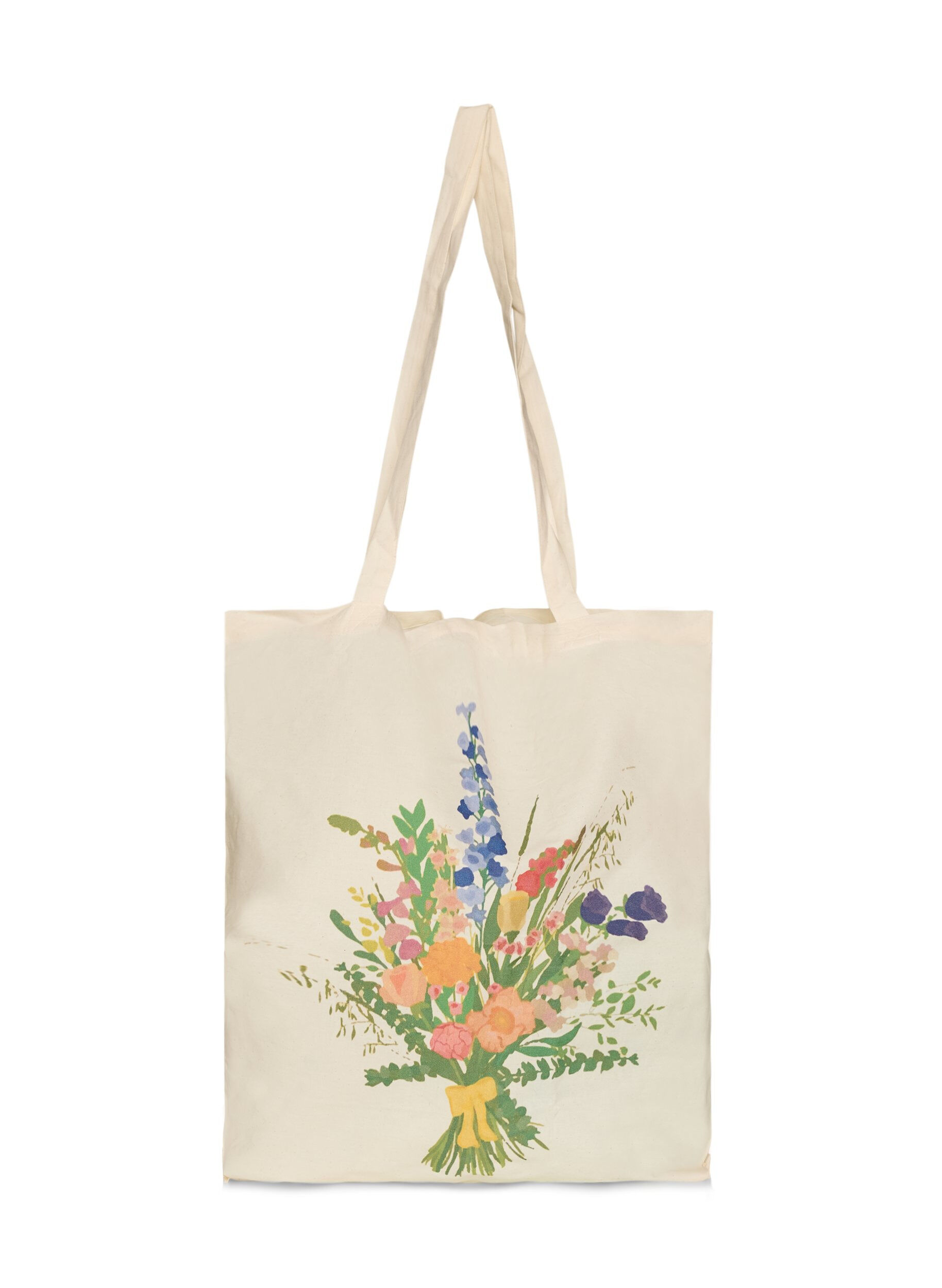 ZizziTote bag med trykk, Gr&oslash;nn, Packshot image number 0