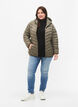 Lett jakke med hette, Brun, Model image number 1