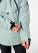 Funksjonell skianorakk med hette, Grønn, Model image number 3