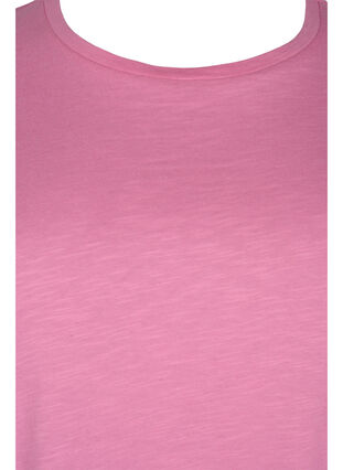 Basis T-skjorter i bomull, 2 stk., Wild Orchid/Navy, Packshot image number 2