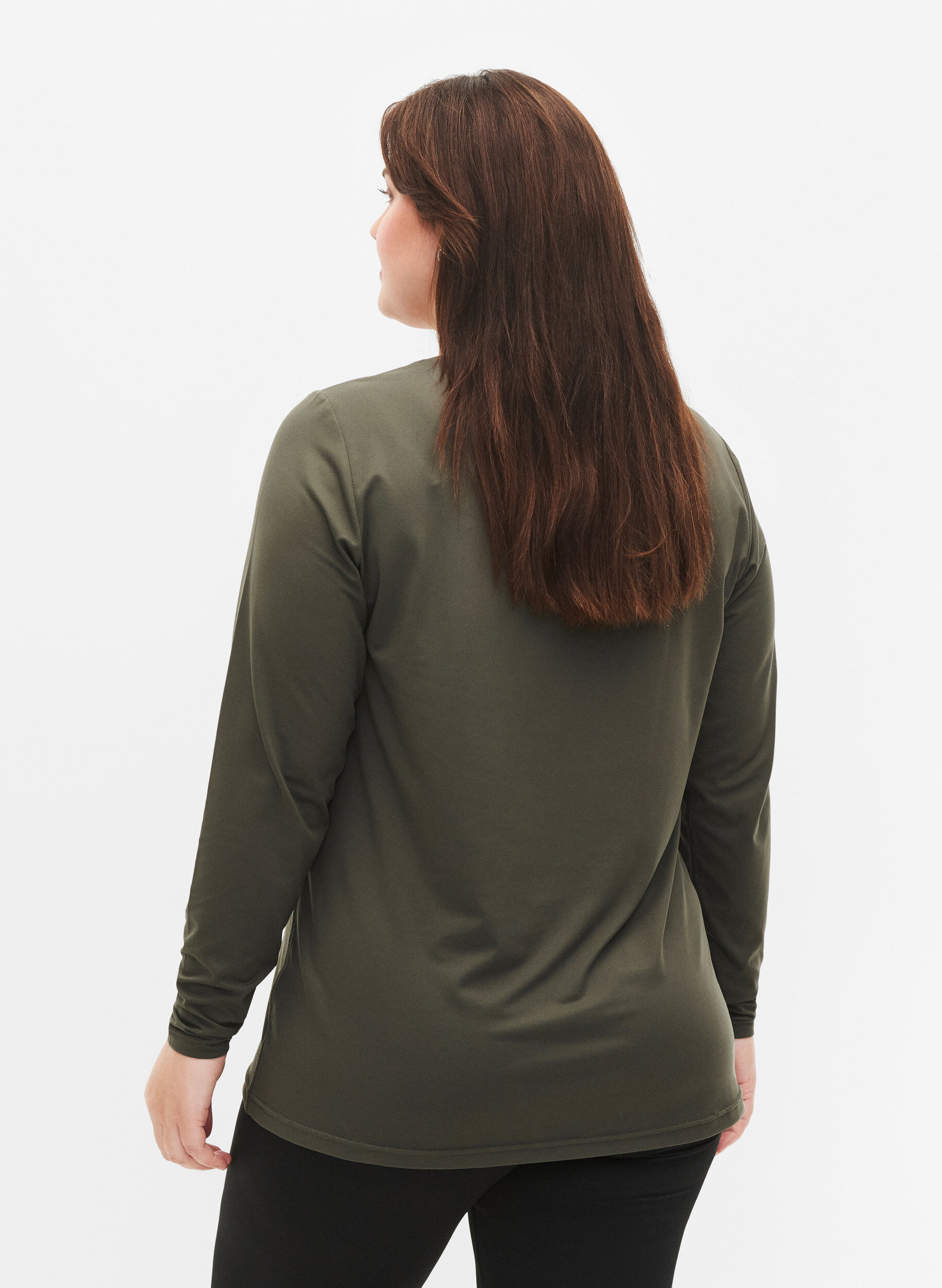 Zizzi Treningsgenser med lange ermer, Chimera, Model image number 1