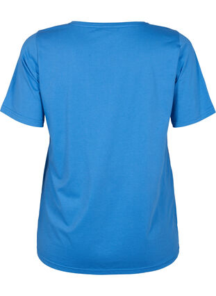 FLASH - T-skjorte med V-hals, Ultramarine, Packshot image number 1