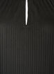 Jerseytunika med teksturerte striper, Svart, Packshot image number 2