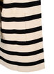 Langstrikket stripet cardigan, Birch w/Black, Packshot image number 3