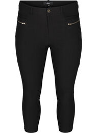 Tettsittende knickers i viskosemiks, Black