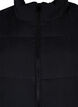 Lang vest med høy krage og lommer, Black, Packshot image number 2