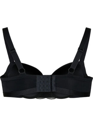 Zizzi Formstøpt BH med mesh, Black, Packshot image number 1