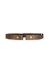 Flettet elastisk belte, Brun, Packshot image number 0