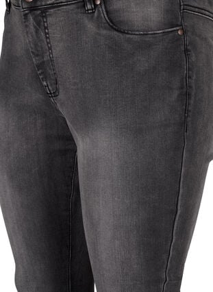 Viona jeans med normal midje, Dark Grey Denim, Packshot image number 2