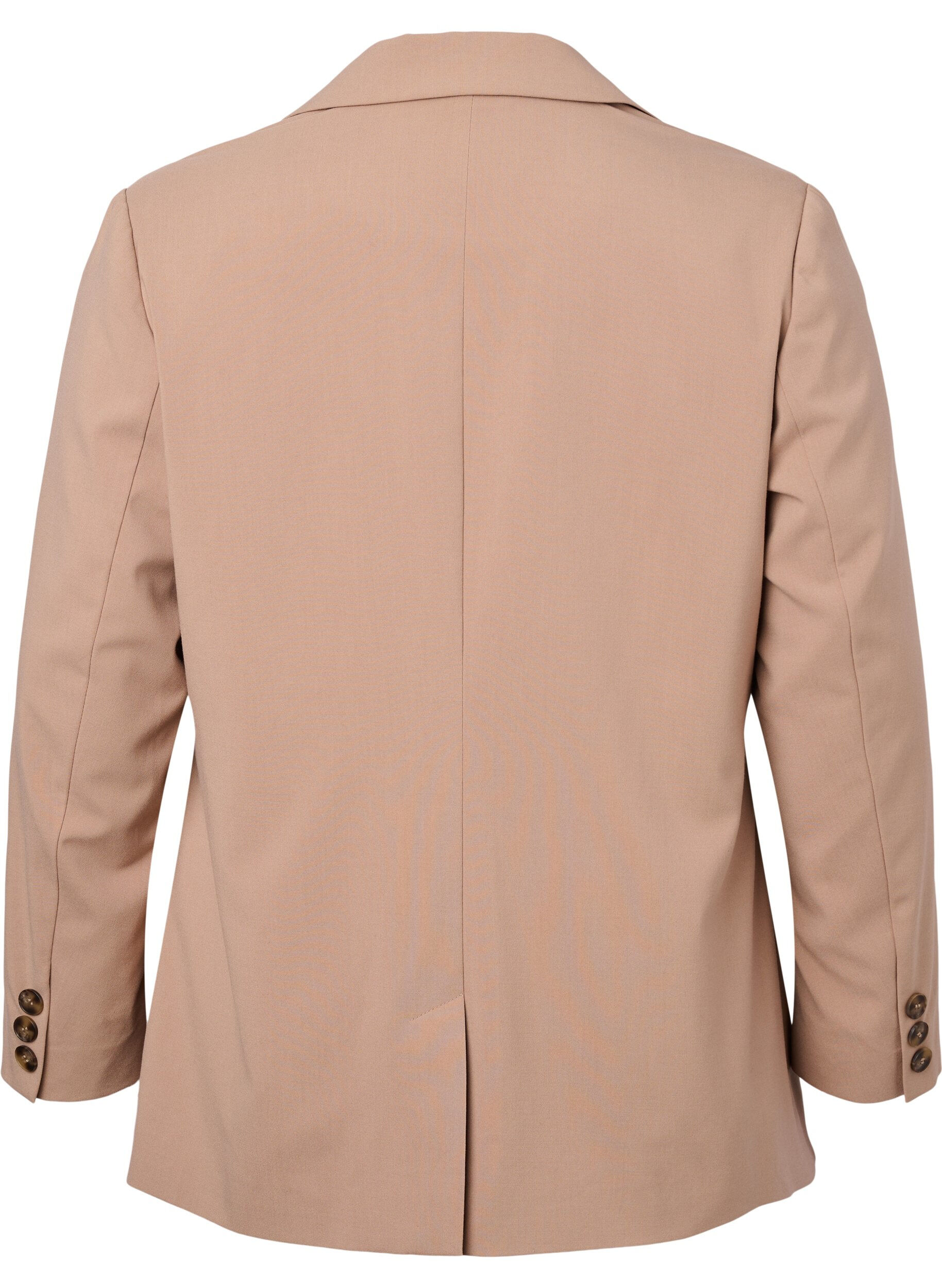 Zizzi Klassisk blazer med knappelukking, Amphora, Packshot image number 1