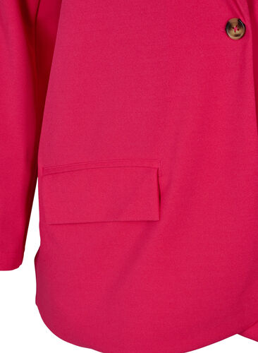 Blazer med lommer, Raspberry Sorbet, Packshot image number 3
