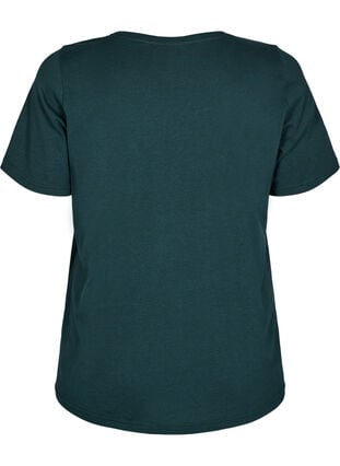 Zizzi FLASH - T-skjorte med motiv, Scarab Silver Hearts, Packshot image number 1
