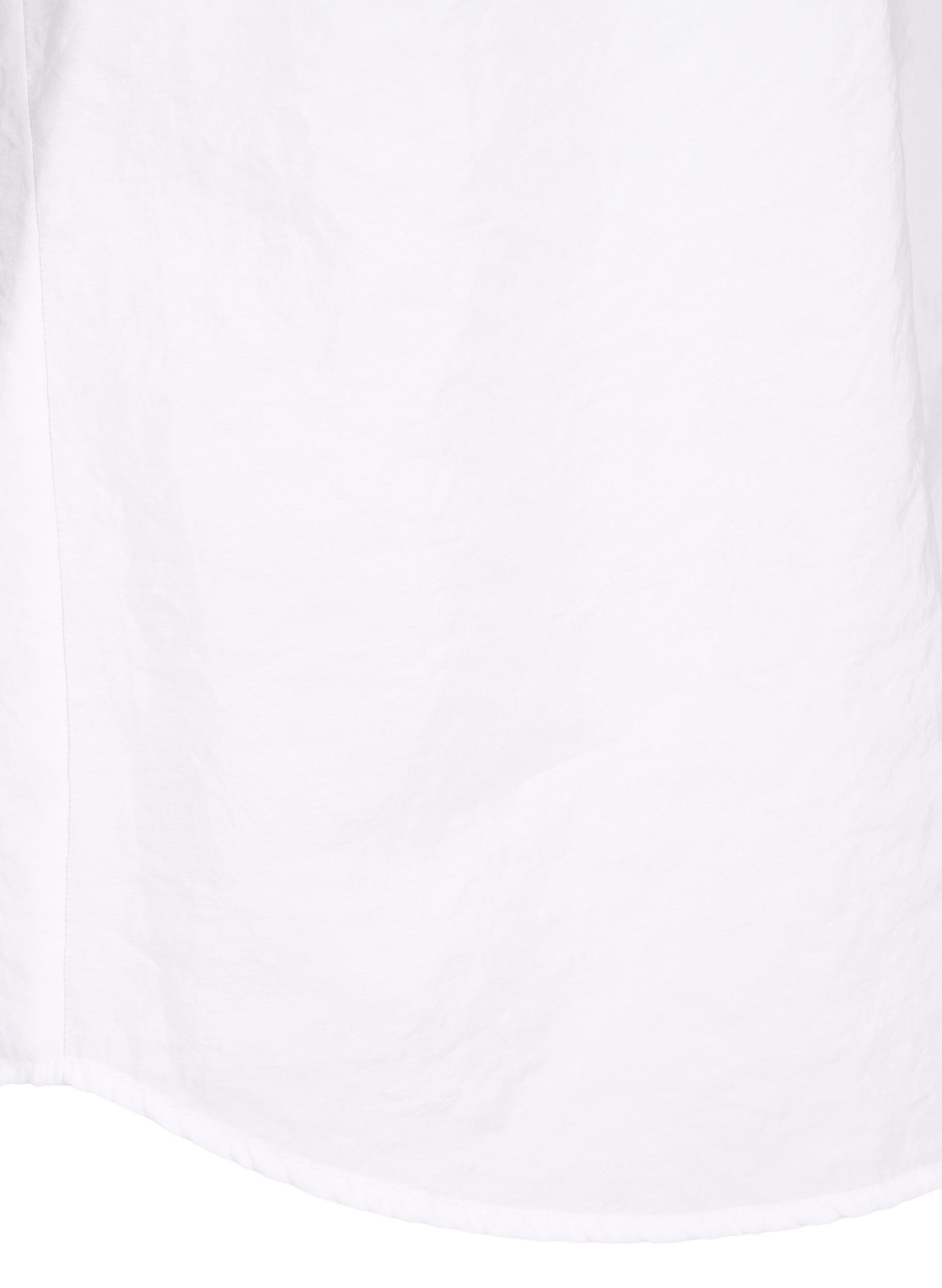 ZizziLangermet skjorte i Tencel &trade; Modal, Bright White, Packshot image number 3