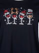 Jule-t-skjorter i 100% bomull, Black w. Drinks, Packshot image number 2