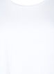 Kortermet t-skjorte i bomullsblanding, Hvit, Packshot image number 2