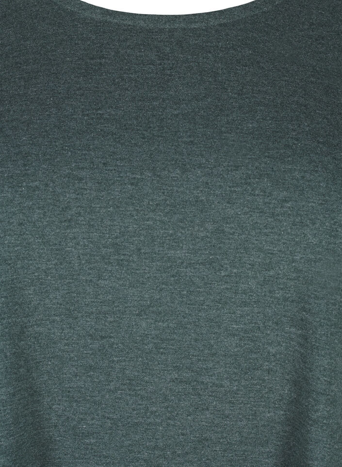 Langermet T-skjorte med rund hals, Scarab Mel., Packshot image number 2