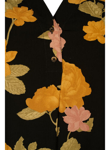 Blomstrete tunika i viskose, Scarab Flower, Packshot image number 2