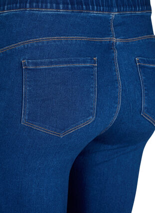 Zizzi Jeggings med høy midje, Blå, Packshot image number 3