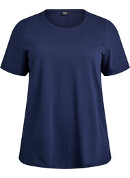 T-skjorte med trykk, Bl&aring;