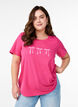 Bomulls-t-skjorte med motiv, Raspberry w. Bows, Model image number 0