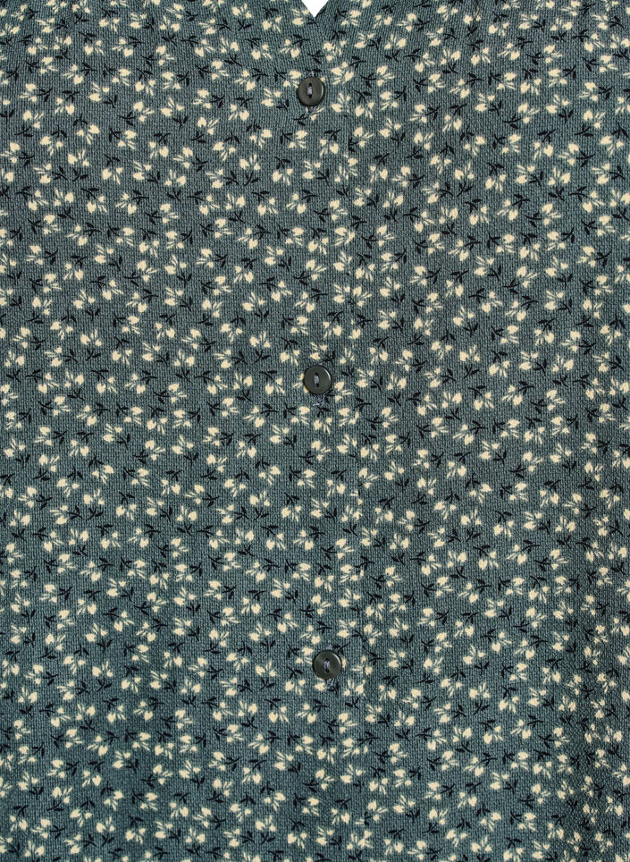 Skjortebluse med 1/2 ermer, Grønn, Packshot image number 2