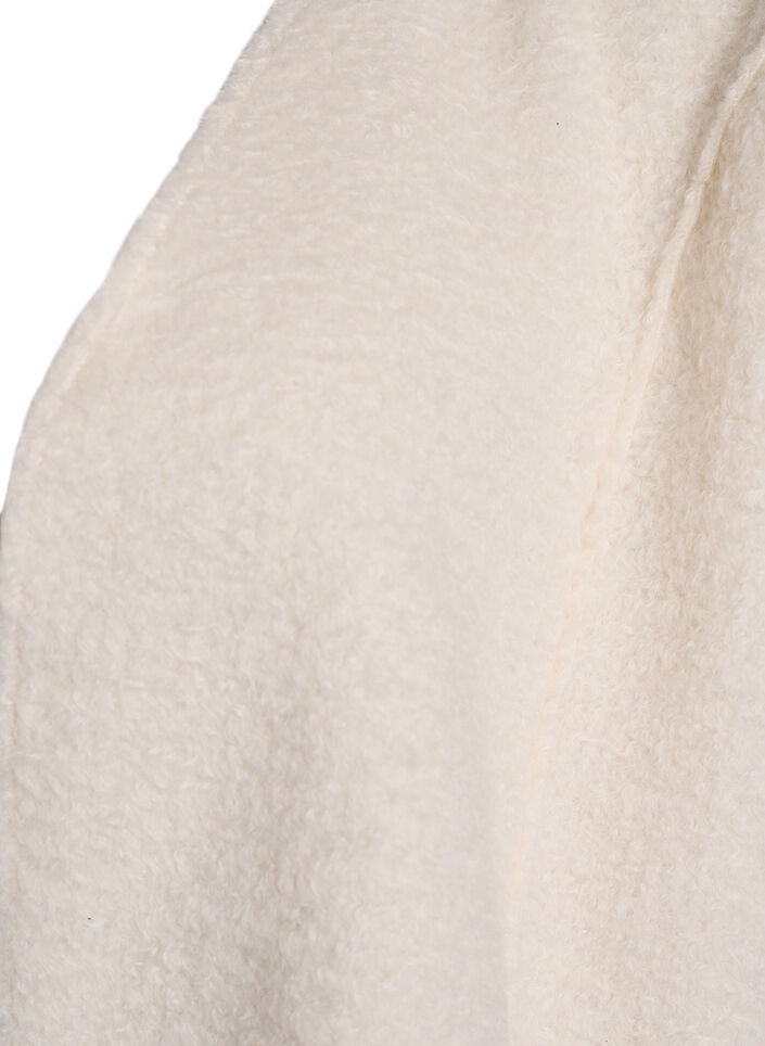 Loose fit cardigan med lommer, Vanilje, Packshot image number 2