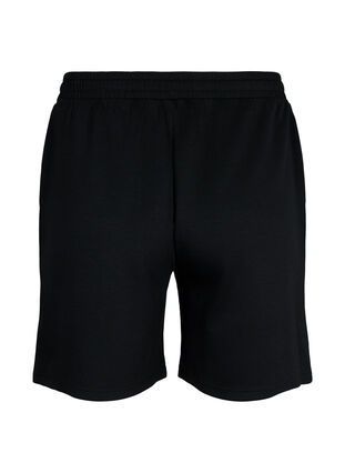 Shorts i modalblanding med lommer, Black, Packshot image number 1